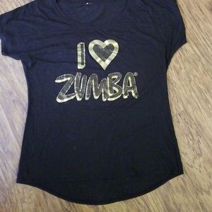 Zumba high low tee
